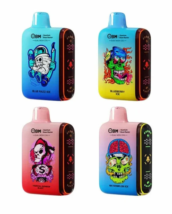 Quantum Bean Master QBM 9000 puffs Disposable all flavors